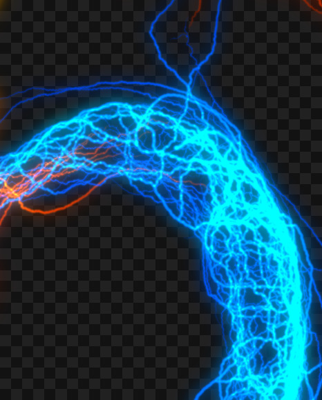 6 from Lighting Font on Yellow Images Creative Fonts - S34203