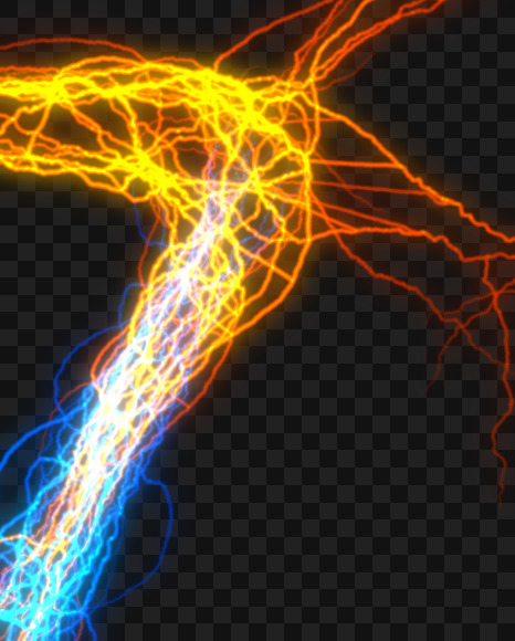 7 from Lighting Font on Yellow Images Creative Fonts - S34204