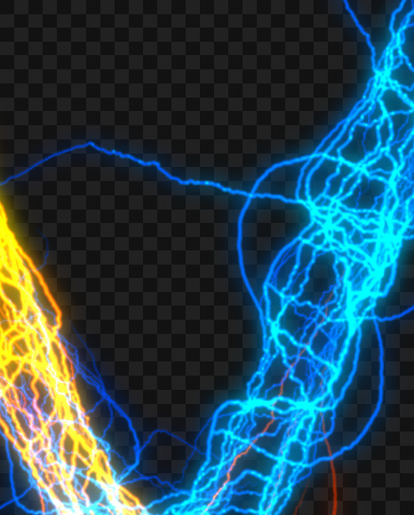 Letter Y from Lighting Font on Yellow Images Creative Fonts - S34196