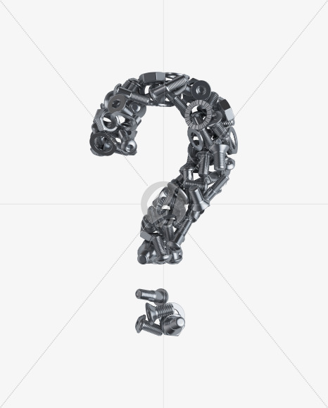 ? from Nuts and bolts on Yellow Images Creative Fonts - S34332