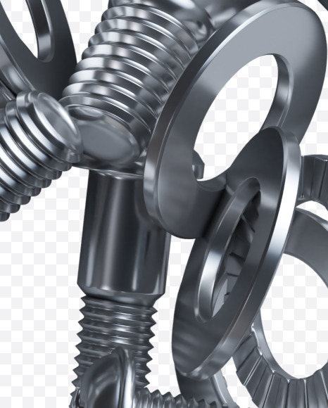 4 from Nuts and bolts v2 on Yellow Images Creative Fonts - S34370