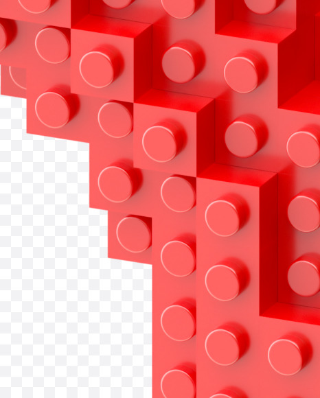 Letter O from Lego go Font on Yellow Images Creative Fonts