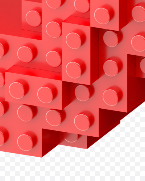 6 from Lego go Font on Yellow Images Creative Fonts - S34418