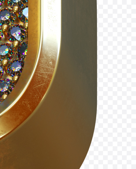 3 from Luxury diamonds on Yellow Images Creative Fonts - S34549