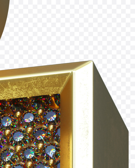 & from Luxury diamonds on Yellow Images Creative Fonts - S34563