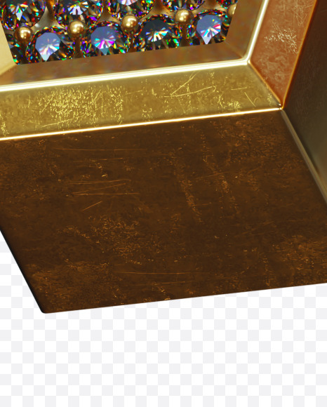 Letter M from Luxury diamonds on Yellow Images Creative Fonts - S34533