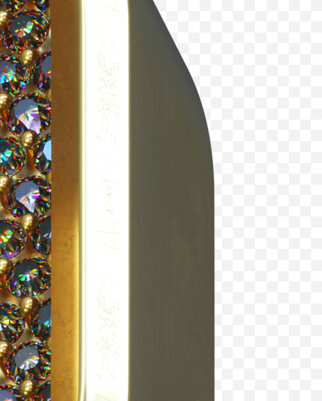 Letter R from Luxury diamonds on Yellow Images Creative Fonts - S34538