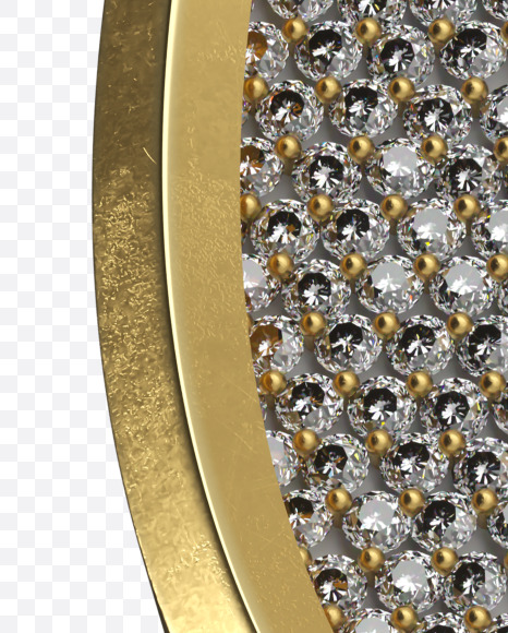 Letter Q from Luxury Gold on Yellow Images Creative Fonts - S34585