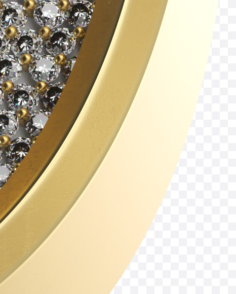 0 from Luxury Gold on Yellow Images Creative Fonts - S34604