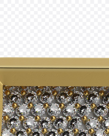 Letter N from Luxury Gold on Yellow Images Creative Fonts - S34582