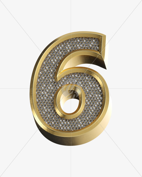 6 from Luxury Gold on Yellow Images Creative Fonts - S34600