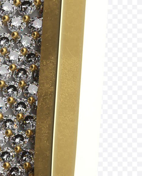 Letter I from Luxury Gold on Yellow Images Creative Fonts - S34577