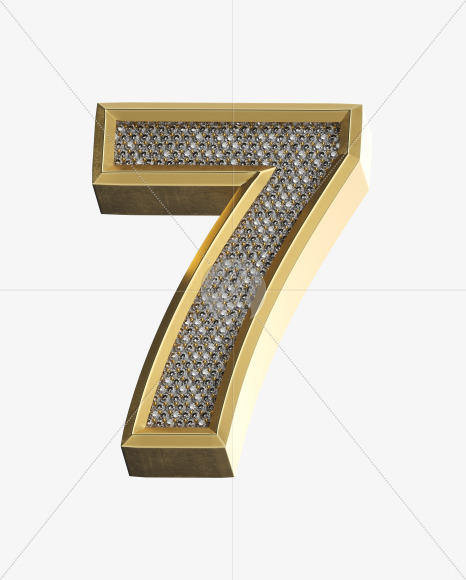 7 from Luxury Gold on Yellow Images Creative Fonts - S34601