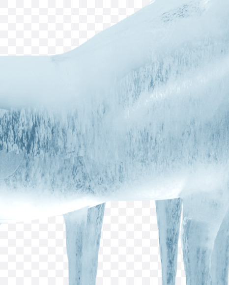 Letter O from Ice Age Font on Yellow Images Creative Fonts - S34813
