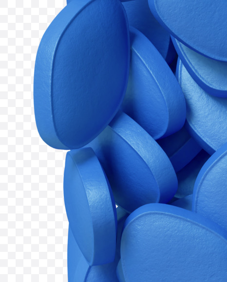 Letter B from Viagra pills on Yellow Images Creative Fonts - S34935