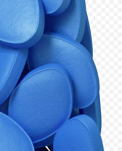 Letter Q from Viagra pills on Yellow Images Creative Fonts - S34950