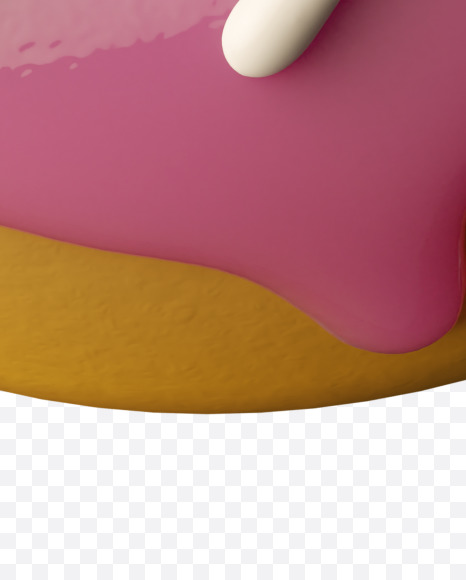 0 from Pink Donut on Yellow Images Creative Fonts - S35187