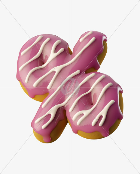 % from Pink Donut on Yellow Images Creative Fonts - S35191