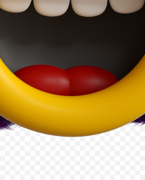Letter A from Happy Monster Font on Yellow Images Creative Fonts - S35253