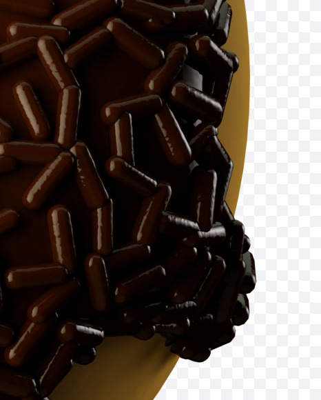 $ from Chocolate Donut on Yellow Images Creative Fonts - S35338