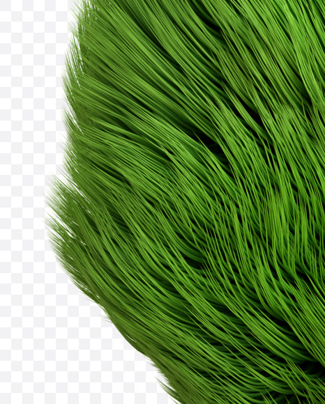 8 from Green Monster hair on Yellow Images Creative Fonts - S35377