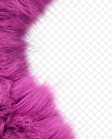 Letter K from Pink Fur Passion Font on Yellow Images Creative Fonts - S35490