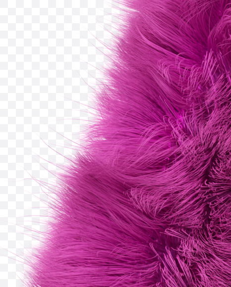 Letter A from Pink Fur Passion Font on Yellow Images Creative Fonts - S35480