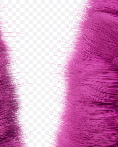 Letter W from Pink Fur Passion Font on Yellow Images Creative Fonts - S35502