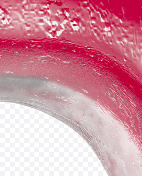 Letter D from Frozen Red Juice Font on Yellow Images Creative Fonts - S35743