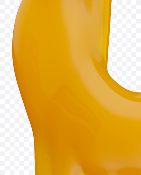 8 from Yellow wax Font on Yellow Images Creative Fonts - S35865