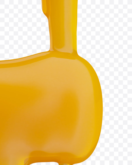 Letter F from Yellow wax Font on Yellow Images Creative Fonts - S35837