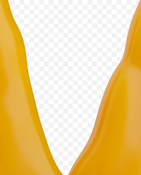 Letter V from Yellow wax Font on Yellow Images Creative Fonts - S35853