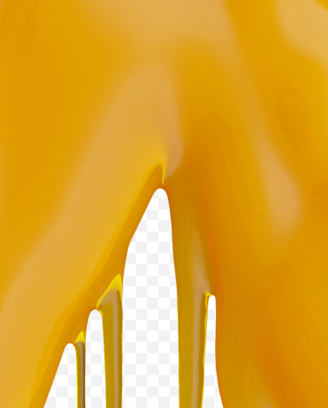 Letter X from Yellow wax Font on Yellow Images Creative Fonts - S35855