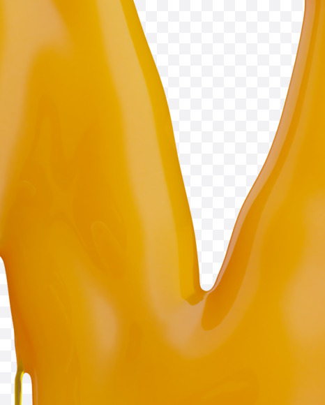 Letter W from Yellow wax Font on Yellow Images Creative Fonts - S35854