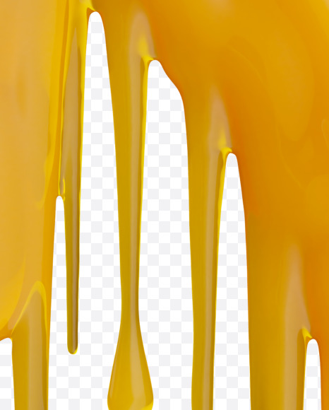 Letter K from Yellow wax Font on Yellow Images Creative Fonts - S35842