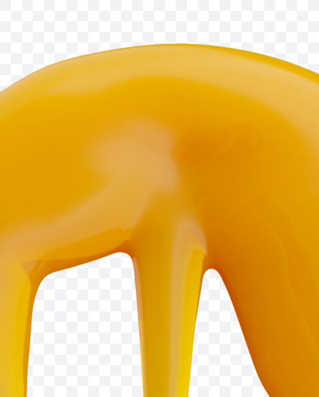 Letter C from Yellow wax Font on Yellow Images Creative Fonts - S35834