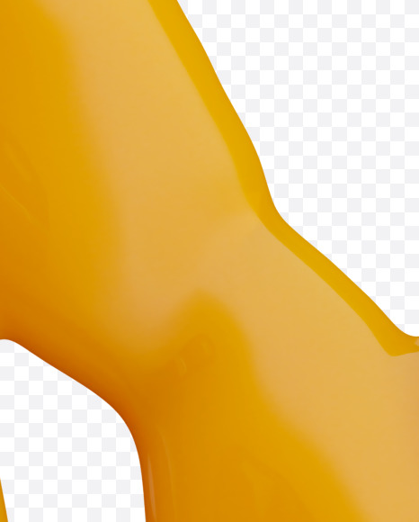 Letter N from Yellow wax Font on Yellow Images Creative Fonts - S35845