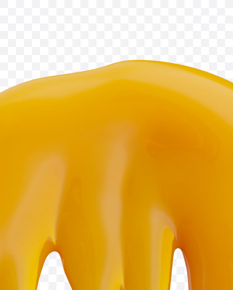 Letter O from Yellow wax Font on Yellow Images Creative Fonts - S35846