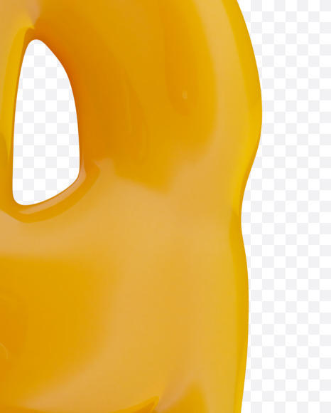 % from Yellow wax Font on Yellow Images Creative Fonts - S35870