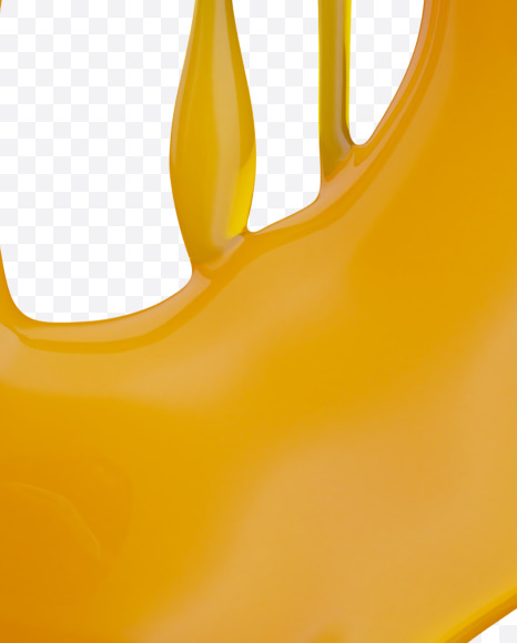 Letter D from Yellow wax Font on Yellow Images Creative Fonts - S35835