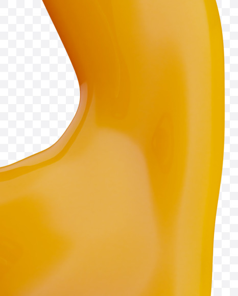 9 from Yellow wax Font on Yellow Images Creative Fonts - S35866