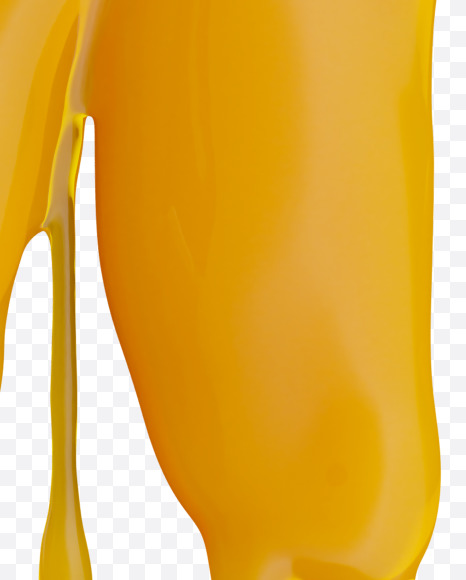 Letter M from Yellow wax Font on Yellow Images Creative Fonts - S35844