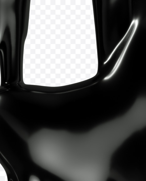 3 from Oil pollution Font on Yellow Images Creative Fonts - S35905