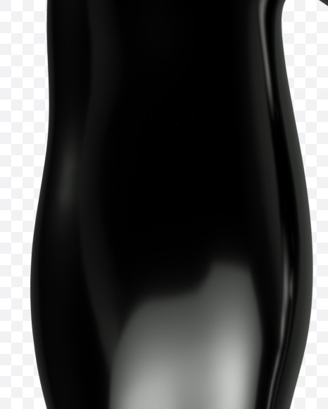 Letter N from Oil pollution Font on Yellow Images Creative Fonts - S35890