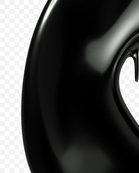 & from Oil pollution Font on Yellow Images Creative Fonts - S35916