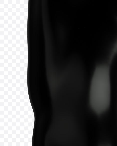 Letter P from Oil pollution Font on Yellow Images Creative Fonts - S35892