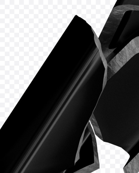 Letter Z from A Broken Life Font on Yellow Images Creative Fonts - S35947