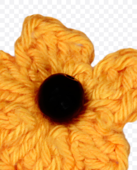 symbols from Knitted Flowers Font on Yellow Images Creative Fonts - S36363