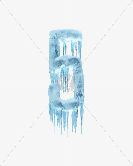 5 from Blue icicles on Yellow Images Creative Fonts - S36395