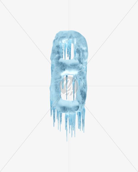 8 from Blue icicles on Yellow Images Creative Fonts - S36398